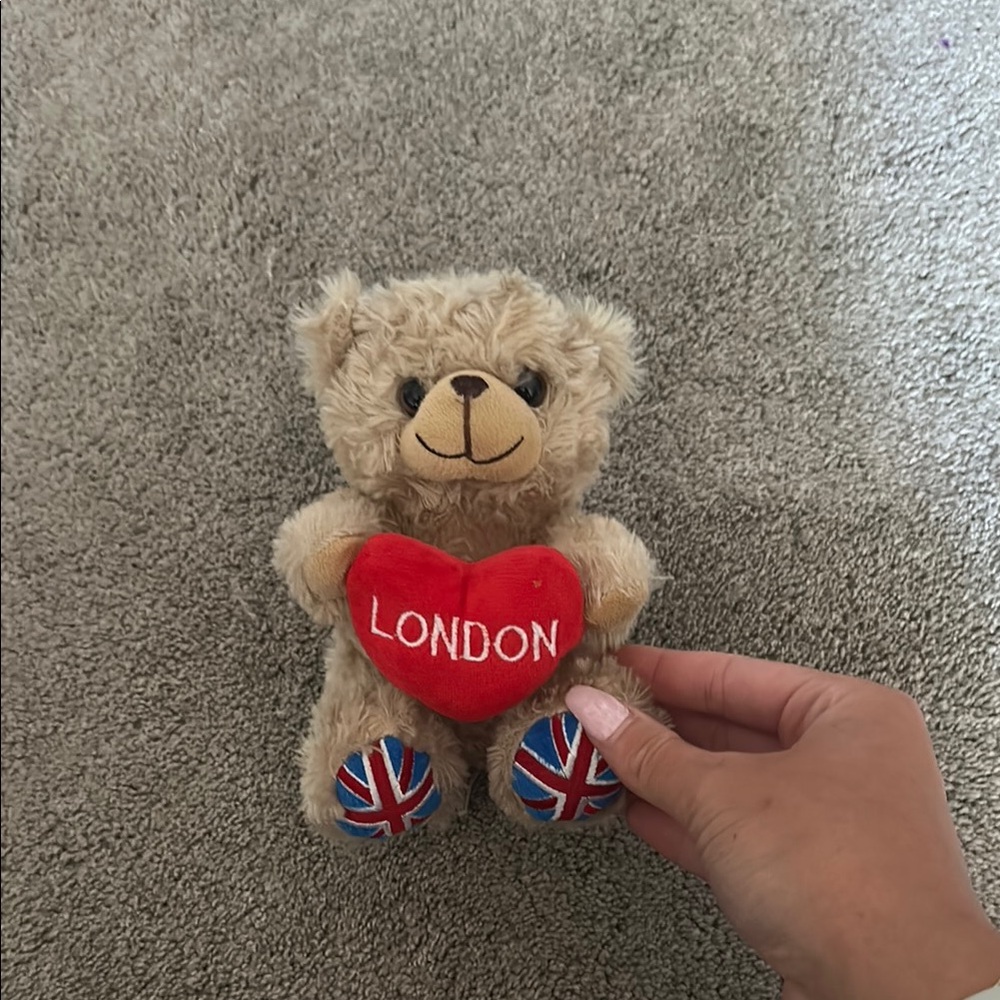 London Teddy Bear with Heart